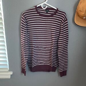 J.crew men’s stripe crewneck sweater